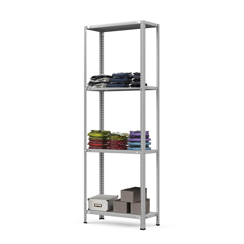 Стеллаж в гардеробную ТС Лайт, 2000х1000х300 мм. Полки: 4 шт. металл (ТС 20100340)