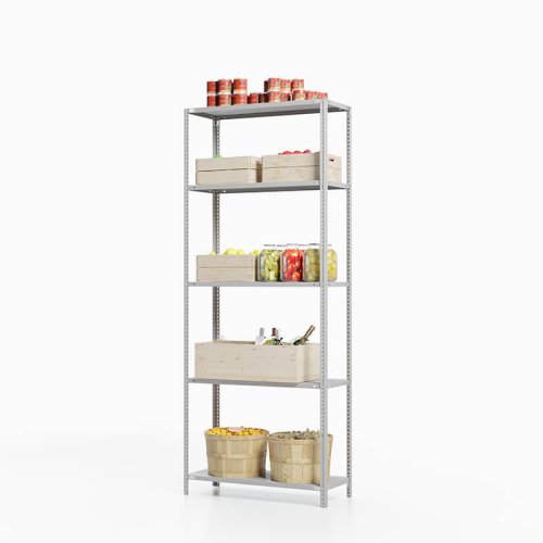 Стеллаж для погреба ТС Лайт, 1800x1000x400 мм. Полки: 5 шт. металл (ТС 18100450)