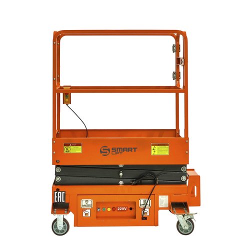 Подъемник ножничный несамоходный SJY-0.3-3 (220В, 300 кг, 3 м) SMARTLIFT (SMART)