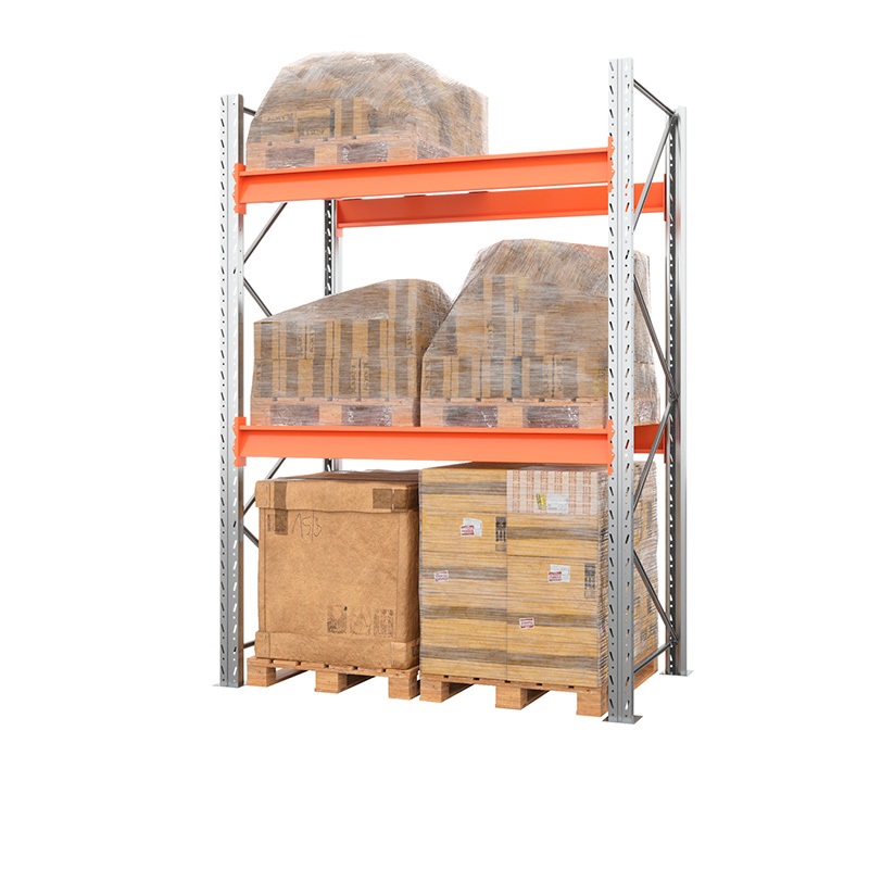 Стеллаж металлический паллетный 3500х2700х1100 мм (70.1.5). Ярусы: пол+2