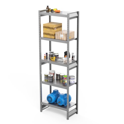 Стеллаж СГ Ультра / СГУ (3000х1200х600 мм) 5 ярусов, цинк (СГУ 3012065)