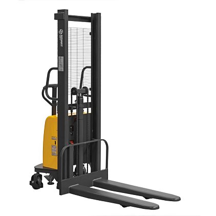 Штабелер с электроподъемом SPN 1516 (1500 кг; 1,6 м; 12В / 120Ач) SMARTLIFT