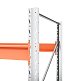 Две секции стеллажа металлического паллетного 2000х1800х1100 мм (100.1.5). Ярусы: пол+1 – изображение №3