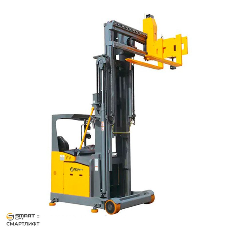 Узкопроходный ричтрак OPD15 (1500 кг; 9,5 м; 48В / 1000Ач) СМАРТЛИФТ (SMARTLIFT)