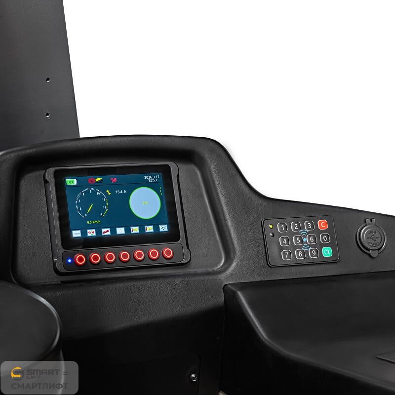Узкопроходный ричтрак OPD15L (1500 кг; 6,5 м; 48В / 450Ач) СМАРТЛИФТ (SMARTLIFT) – изображение №2